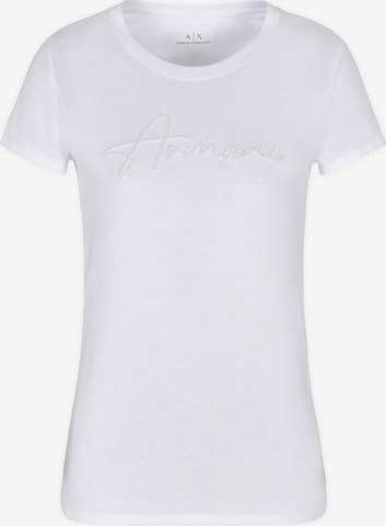 ARMANI EXCHANGE T-Shirt in Weiß: Vorderseite