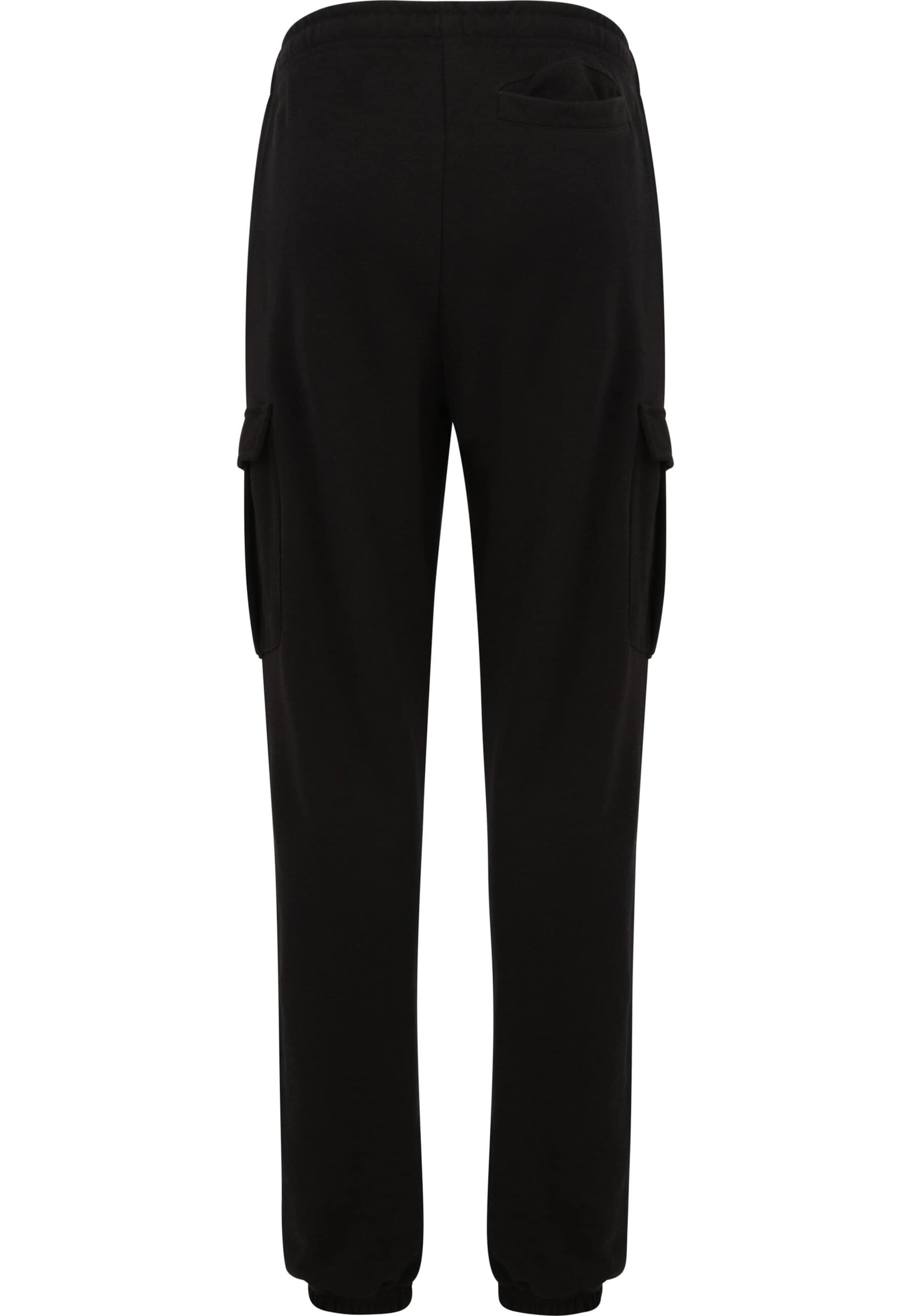 Loosefit Pantaloni cargo 'Light Terry' di Urban Classics in nero