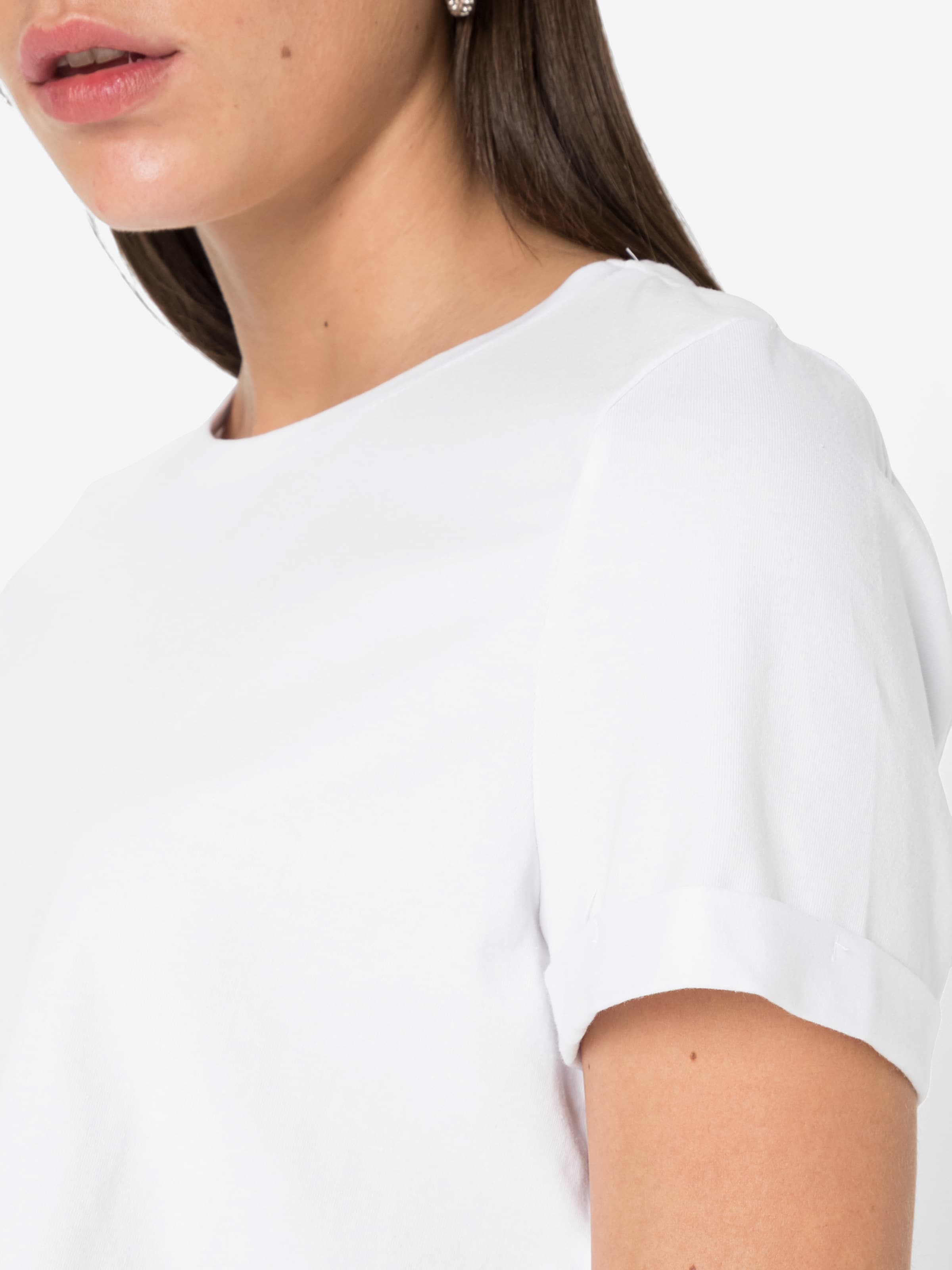 Promos T-shirt NA-KD en Noir, Blanc Cassé 