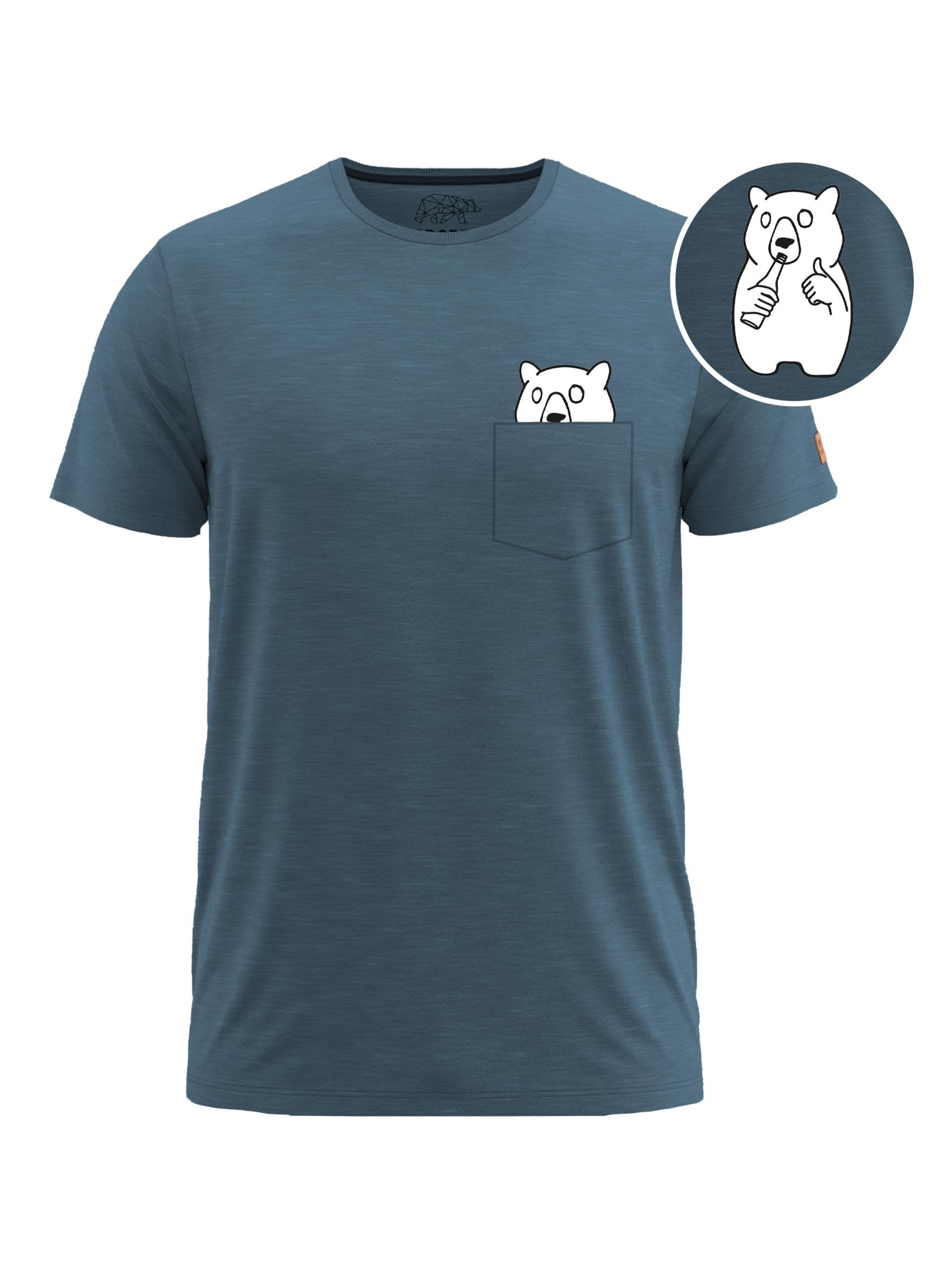 FORSBERG T-Shirt in Blau: Vorderseite