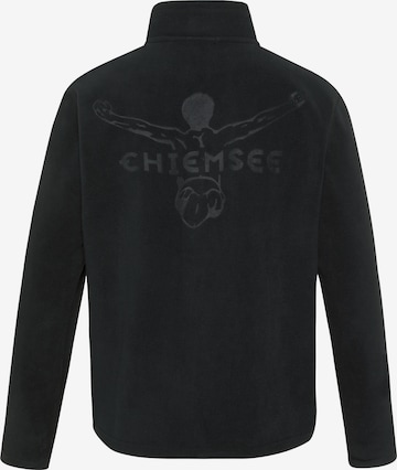 CHIEMSEE Fleece Jacket in Black