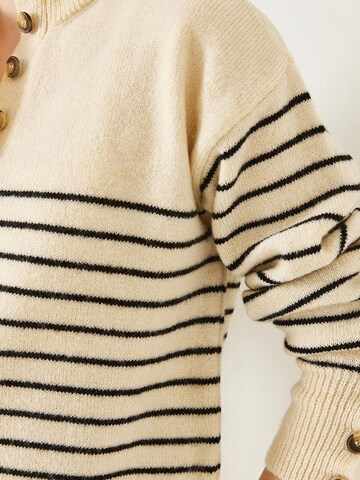 Pull-over Bianco Lucci en beige