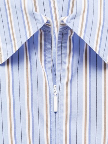MANGO Рокля тип риза 'Medine' в синьо