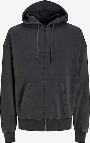 Giacca di felpa 'Charge' di JACK & JONES in grigio: frontale