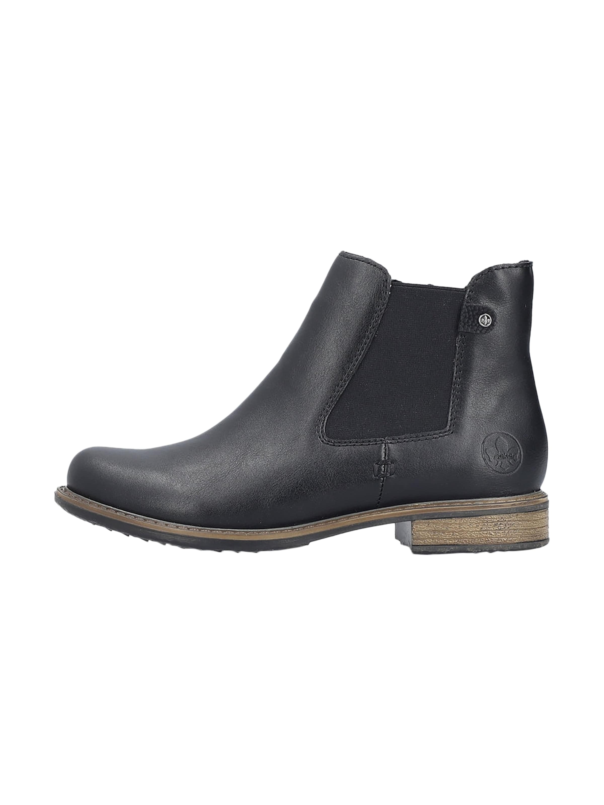Bottines 'Arbela Stiefeletten mit Reißverschluss' Rieker en noir : devant