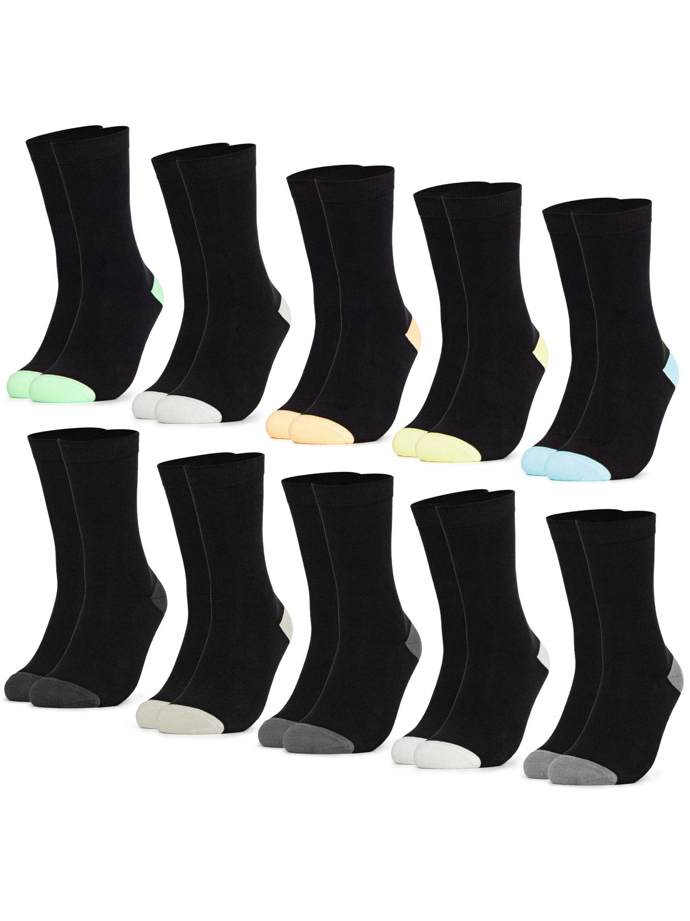 Calzino 'Gertrud' di Occulto in nero: frontale