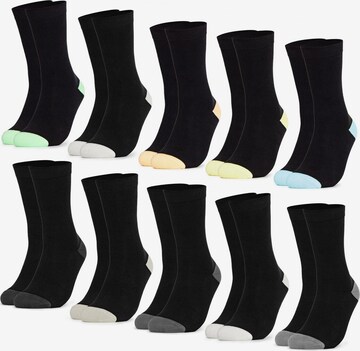 Occulto Socken 'Gertrud' in Schwarz: predná strana