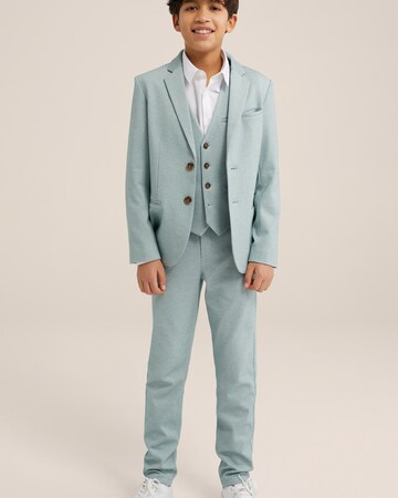 WE Fashion Slimfit Byxa i grön