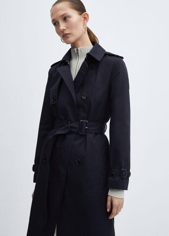 MANGO Between-Seasons Coat 'polana' in Blue