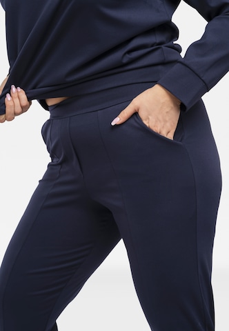 Coupe slim Pantalon ' ABLA ' Karko en bleu