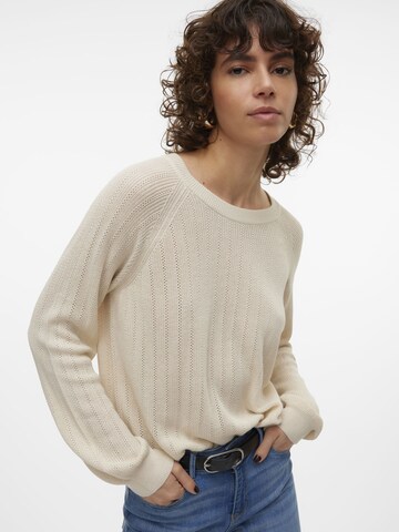 VERO MODA Pullover 'NEW LEXSUN' i beige