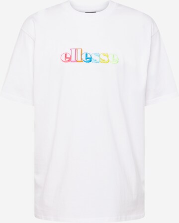 ELLESSE - Camiseta en blanco: frente