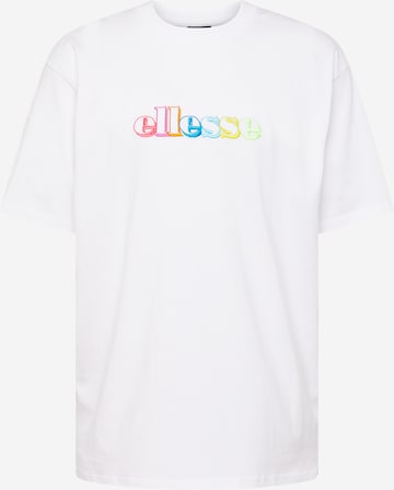 ELLESSE - Camisa em branco: frente