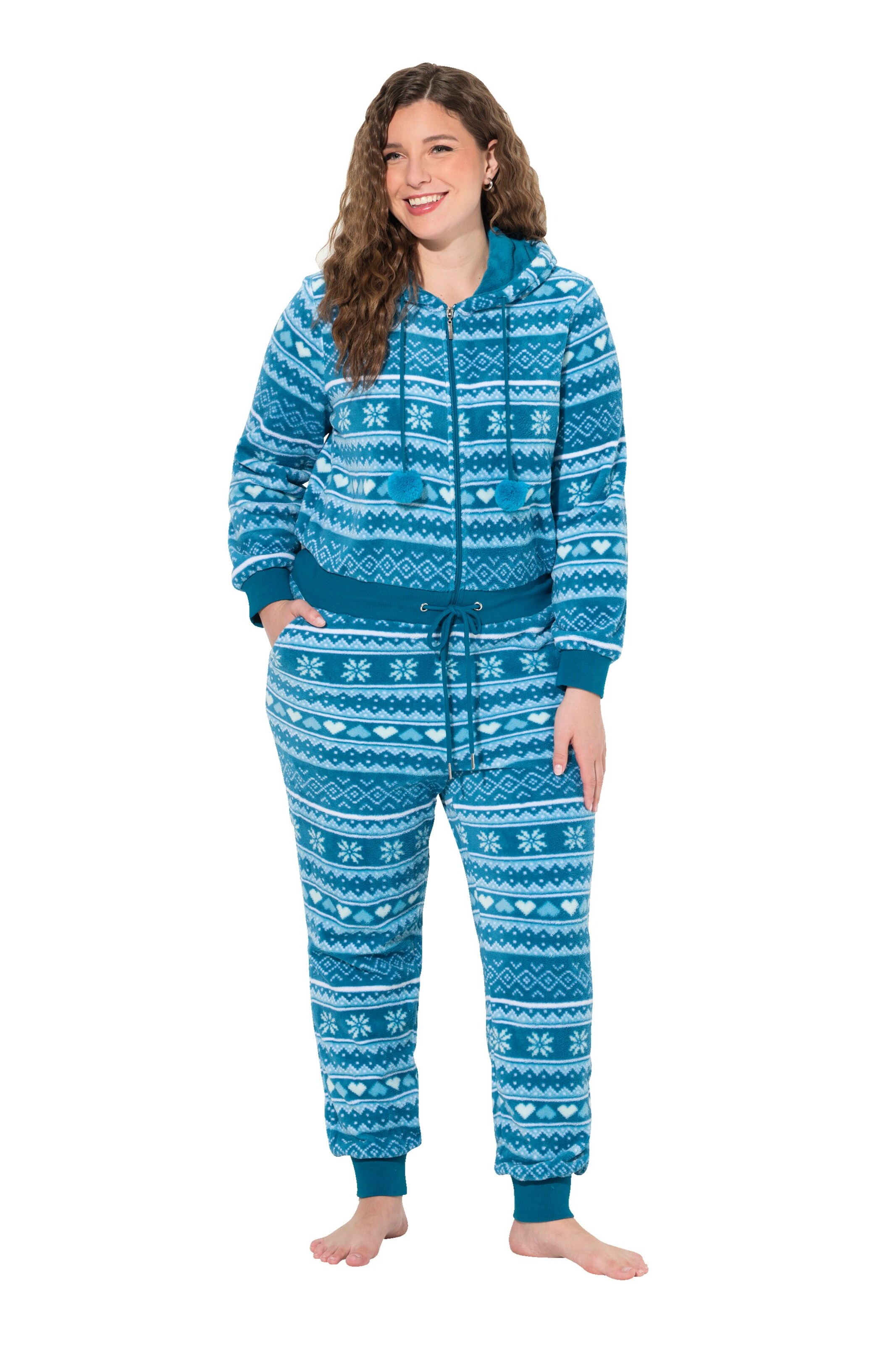 Ulla Popken Jumpsuit in Blue: front