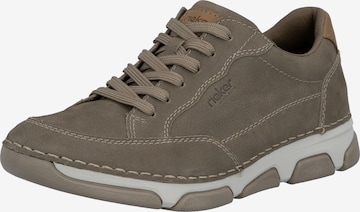 Baskets basses Rieker en marron : devant