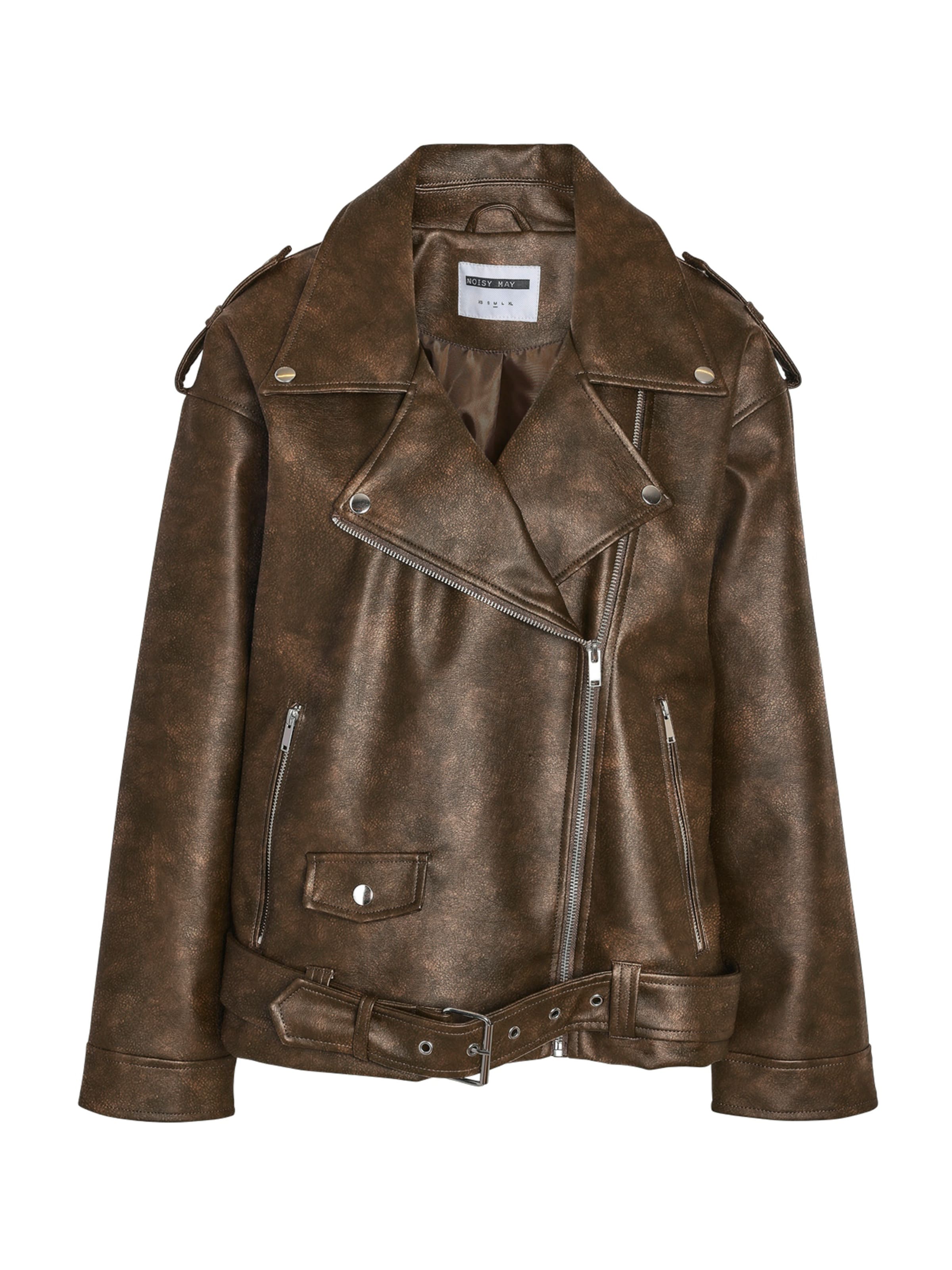 Noisy may Преходно яке 'NMPAULINA' в кафяво: отпред