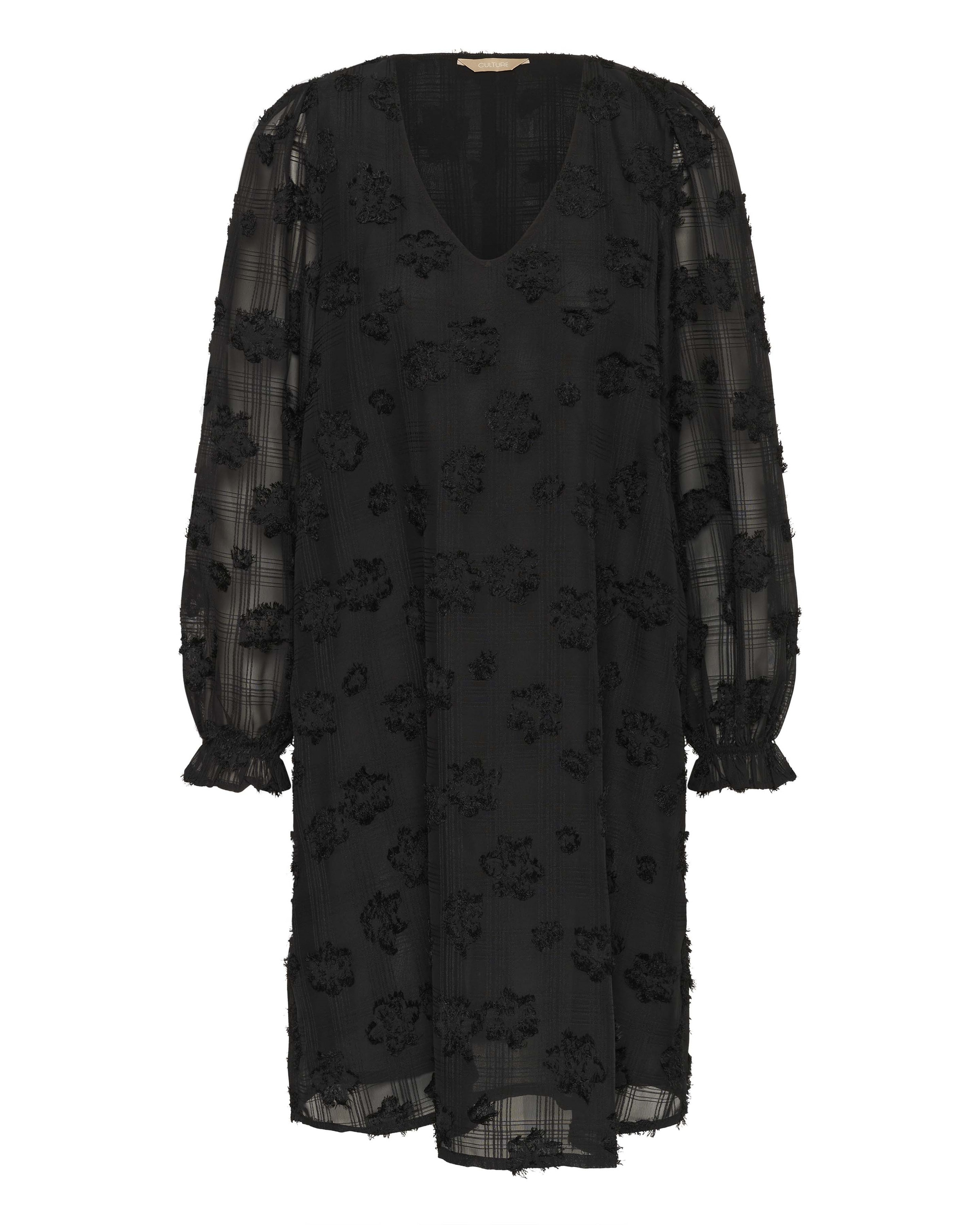 CULTURE Kleid 'CUBeannie' in Schwarz: Vorderseite