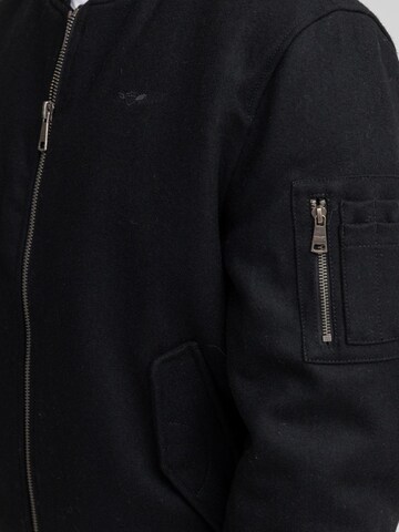 Bombers Winterjas 'TRACK MEN' in Zwart