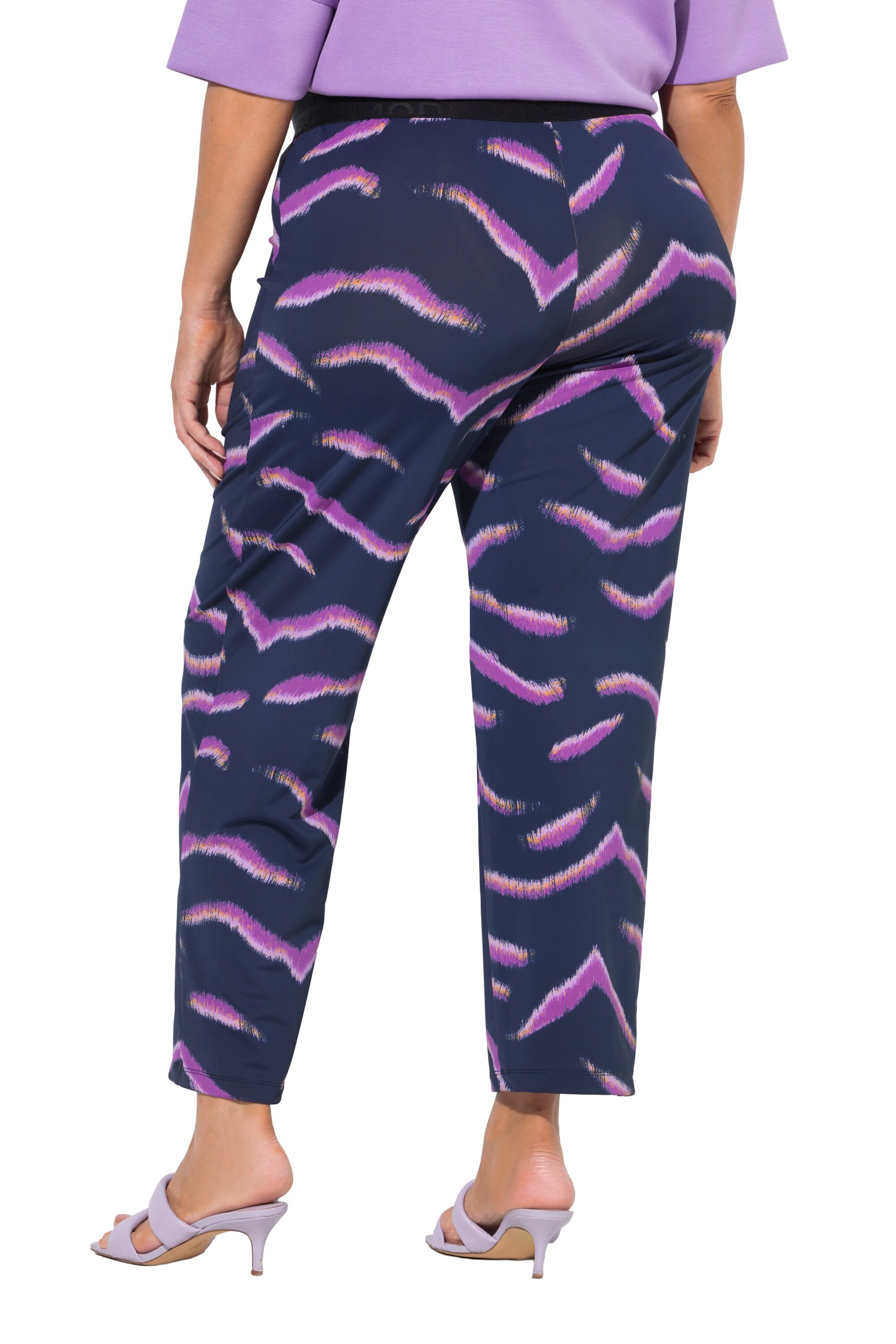 Ulla Popken Slimfit Hose 'Siena' in Blau