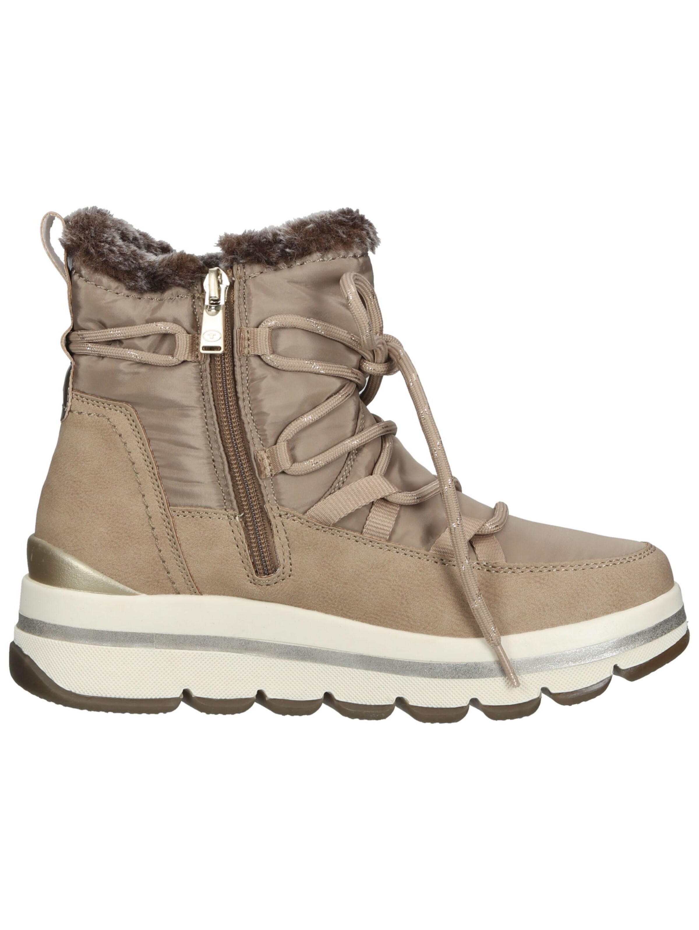 TOM TAILOR Śniegowce w kolorze beżowy