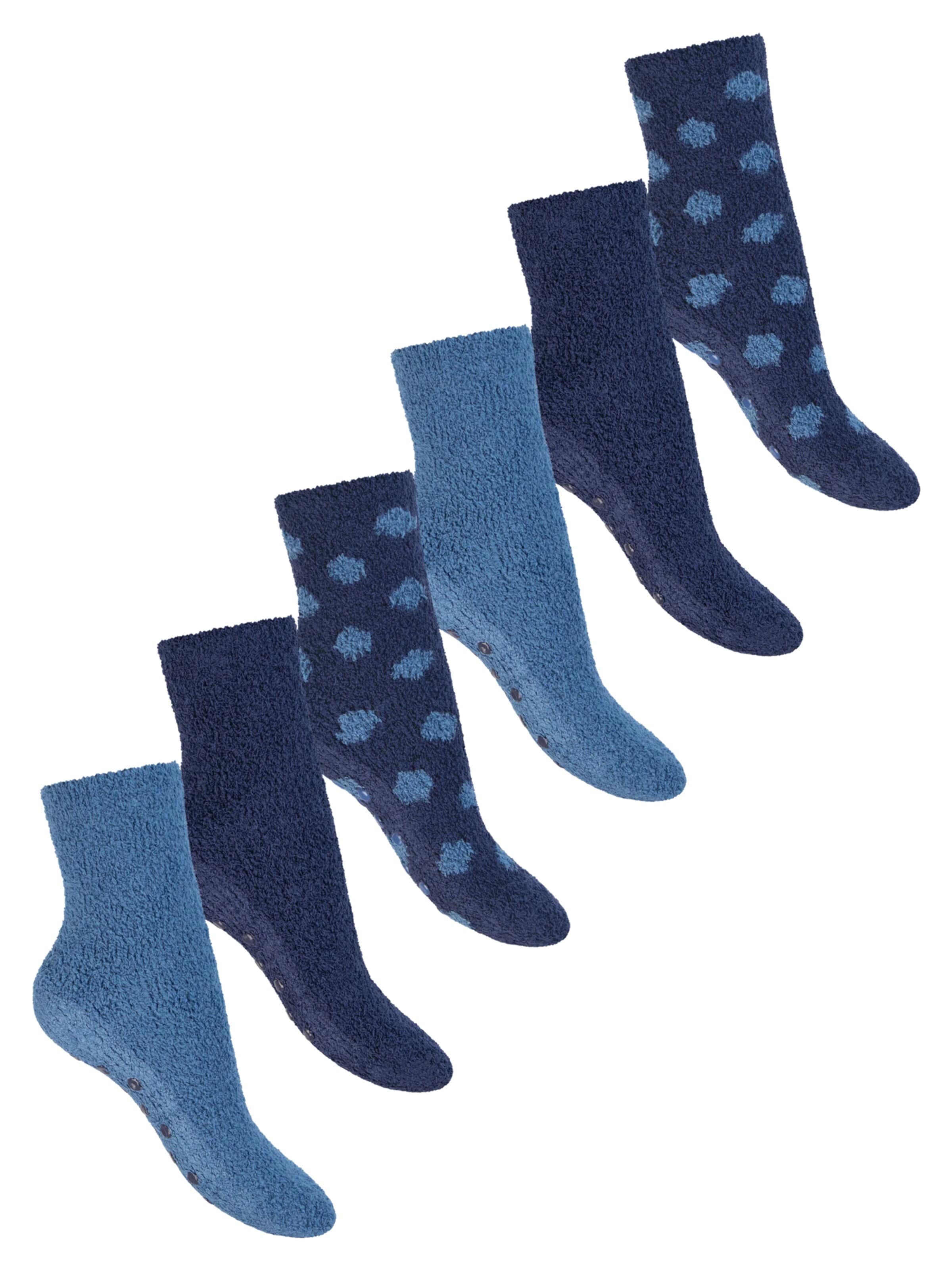 footstar Socken 'EVERYDAY! Cozy'‌‌‌‌ in Blau: Vorderseite