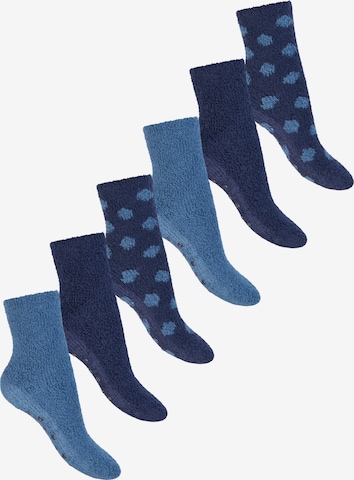 footstar Socken 'EVERYDAY! Cozy' in Blau: Vorderseite