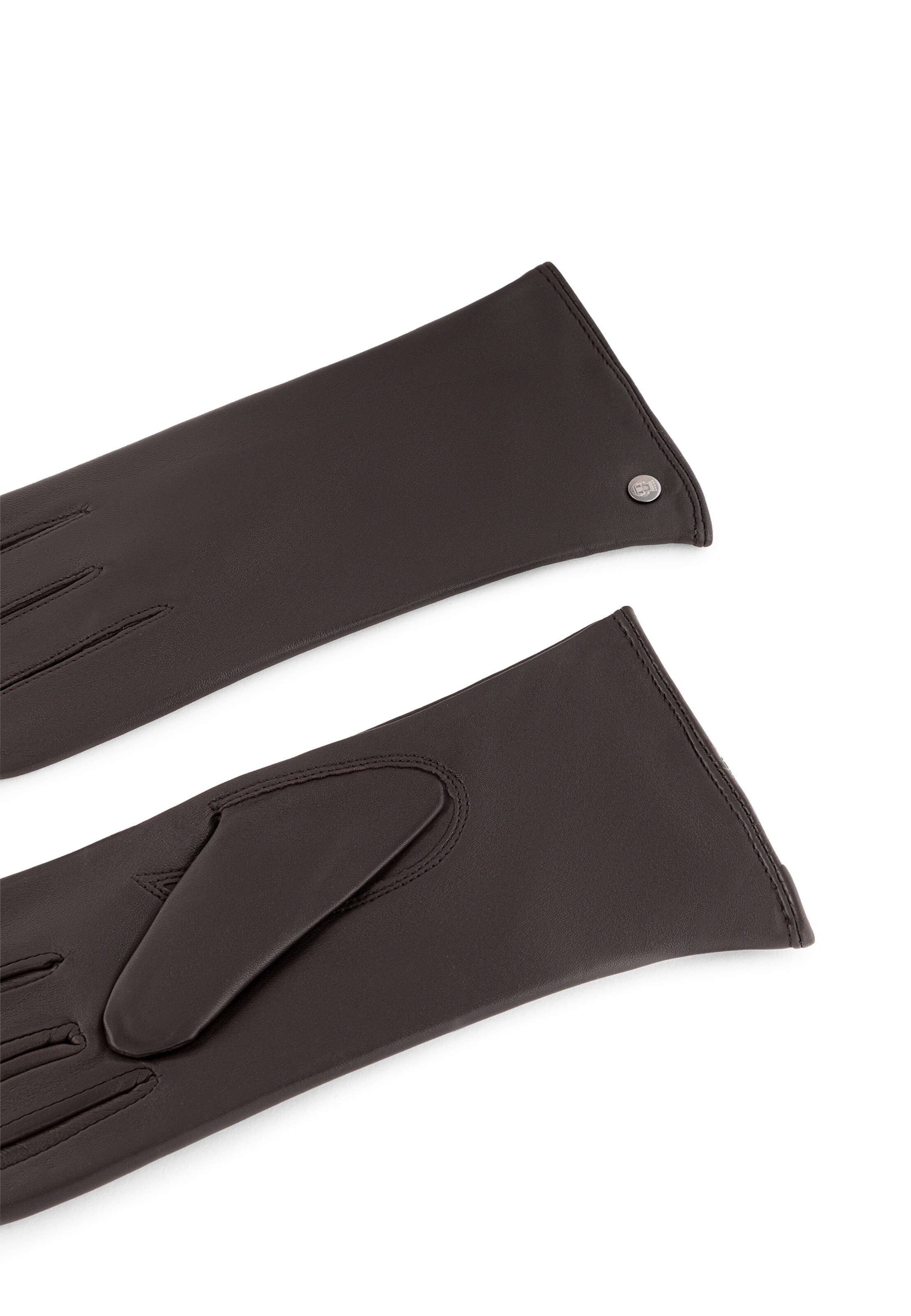 Roeckl Full finger gloves 'PAVIA' in Brown