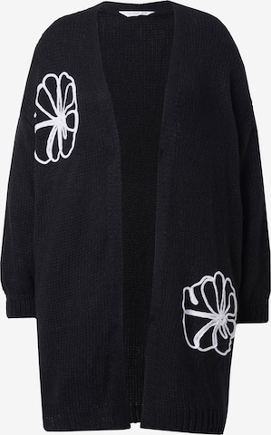 MIAMODA Strickjacke in Schwarz: Vorderseite