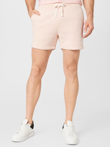 HOLLISTER Regular Trousers in Pink: front