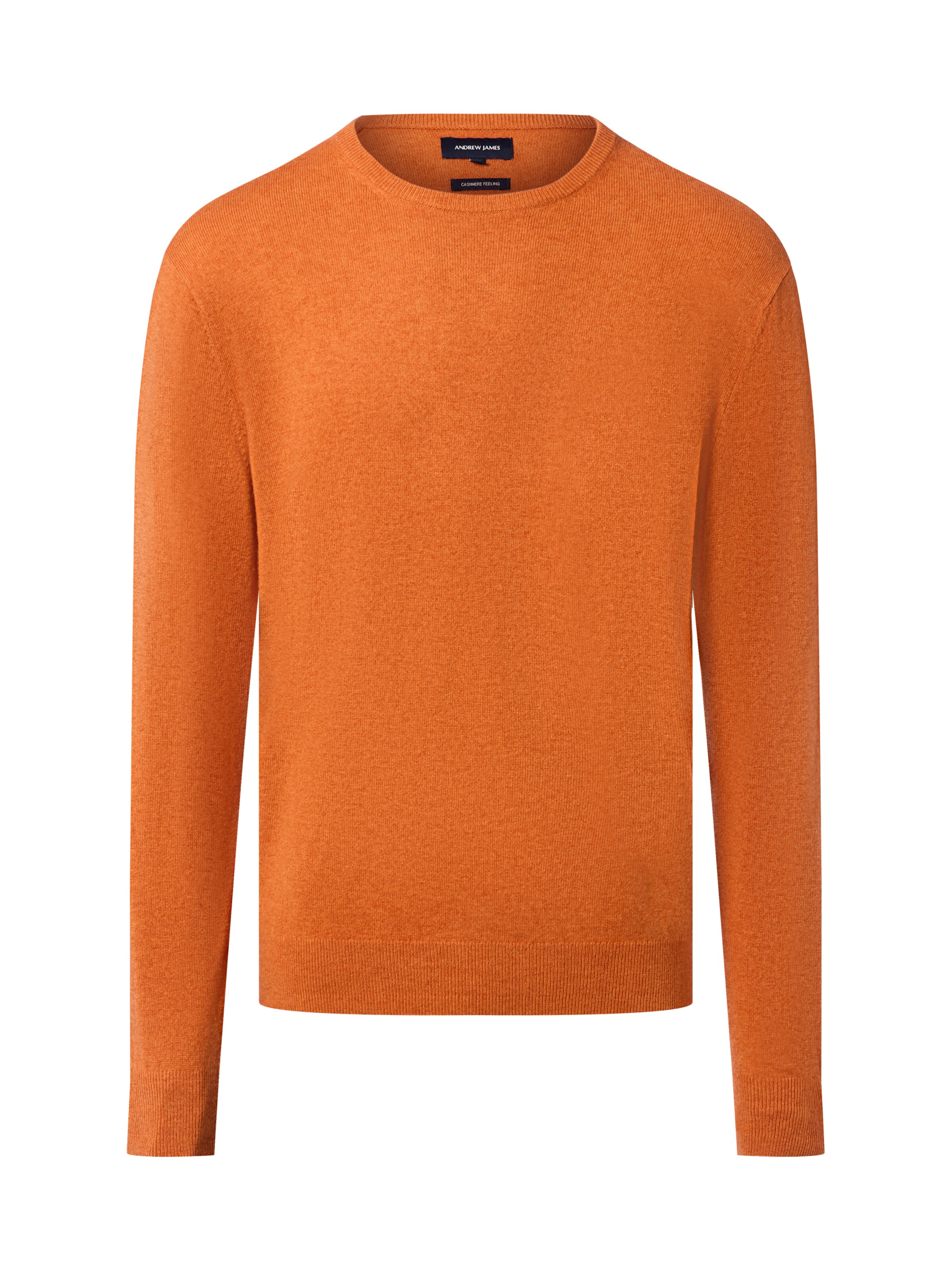 Andrew James Sweater in Orange: front