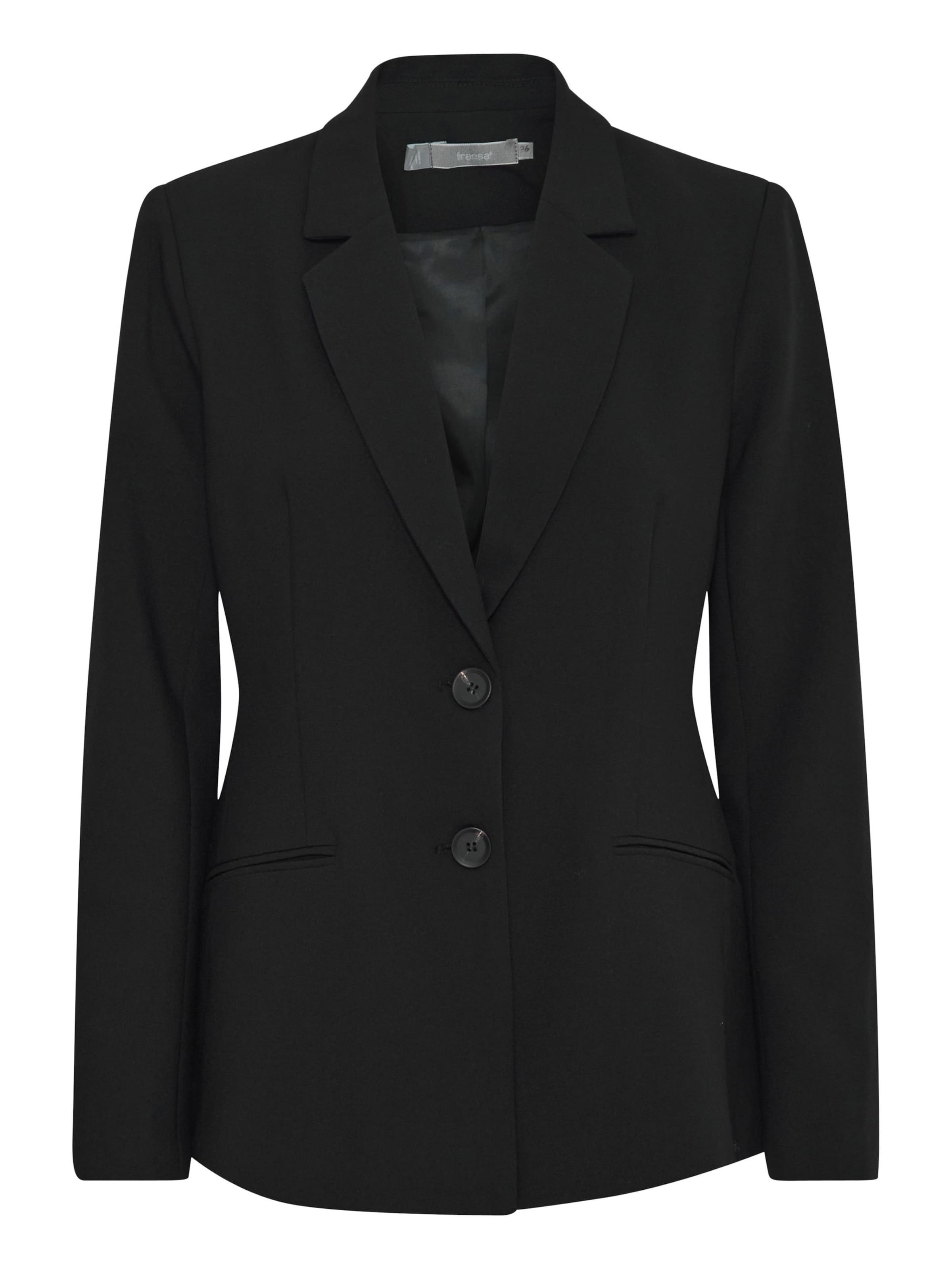 Fransa Blazer 'Abigail' in Schwarz: Vorderseite