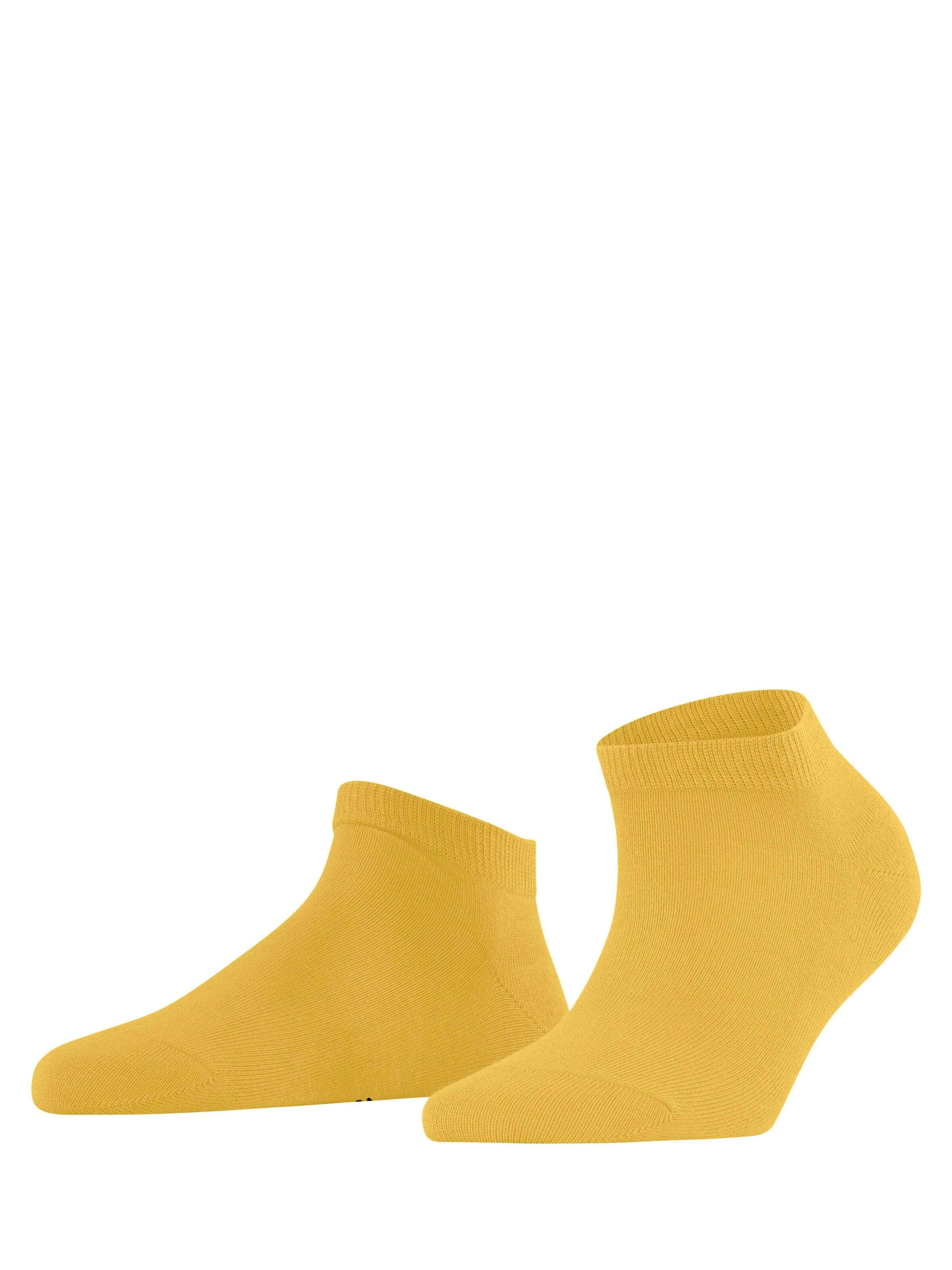FALKE Ankle Socks 'Family' in Yellow: front