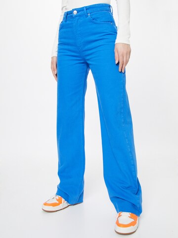 Wide Leg Jean 'Idun' Gina Tricot en bleu : devant