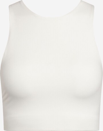 Girlfriend Collective Bustier Sport-BH 'DYLAN' in Weiß: predná strana