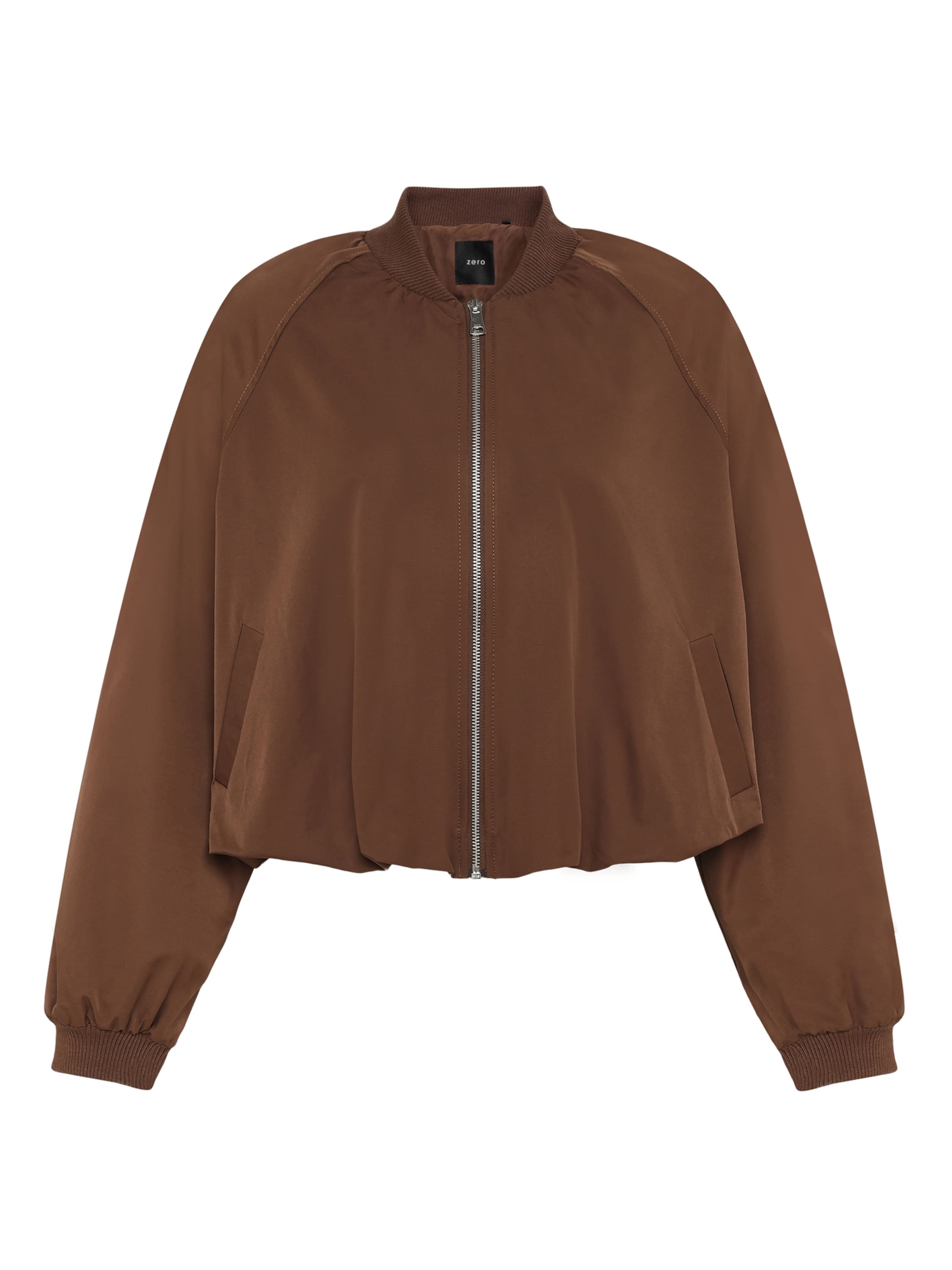 Giacca di mezza stagione di zero in marrone: frontale
