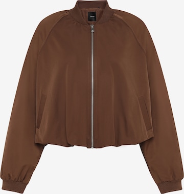 Giacca di mezza stagione di zero in marrone: frontale