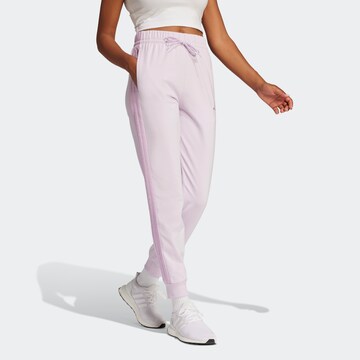 ADIDAS SPORTSWEAR Tapered Sporthose in Lila