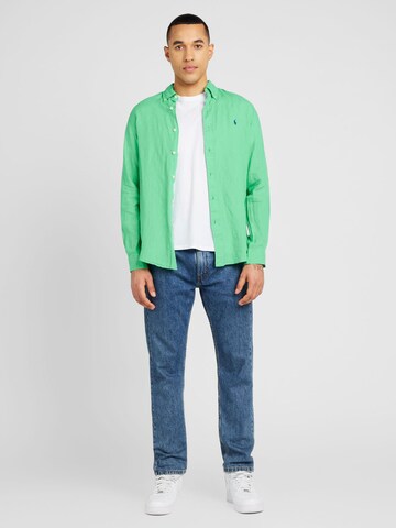 Polo Ralph Lauren Regular fit Overhemd in Groen