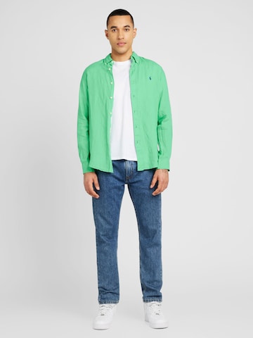 Regular fit Camicia di Polo Ralph Lauren in verde