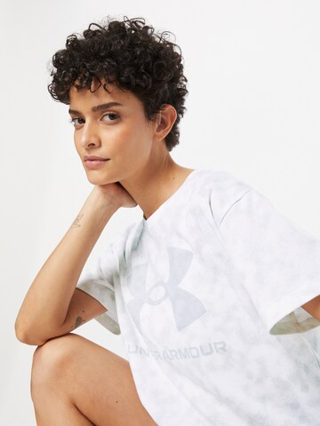 T-shirt fonctionnel UNDER ARMOUR en blanc