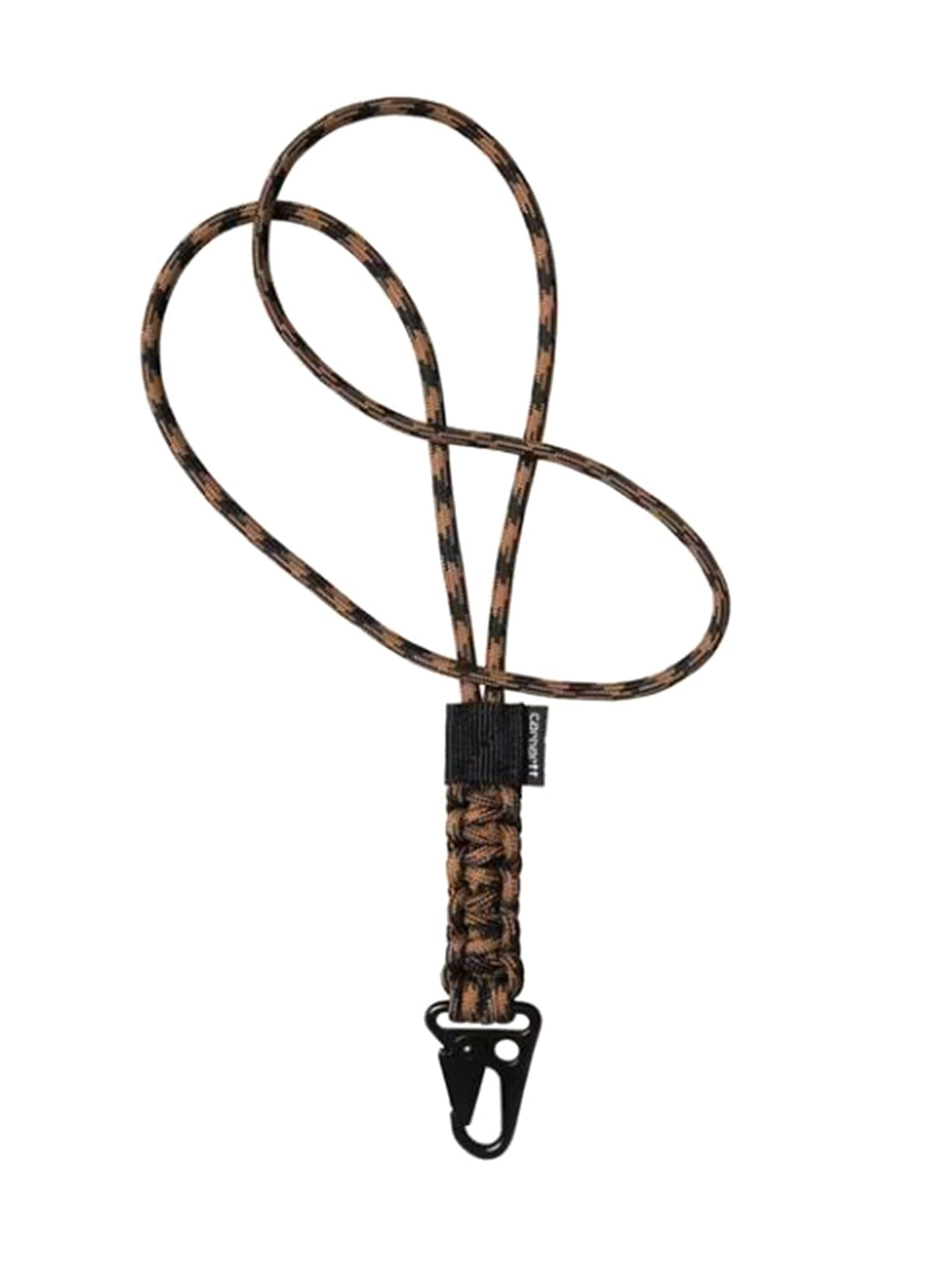 Portachiavi 'ROPE KEYCHAIN HAMILTON BROWN / BLACK' di Carhartt WIP in marrone: frontale
