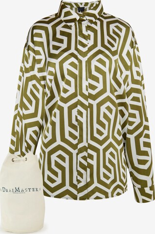 DreiMaster Klassik Blouse in Green: front