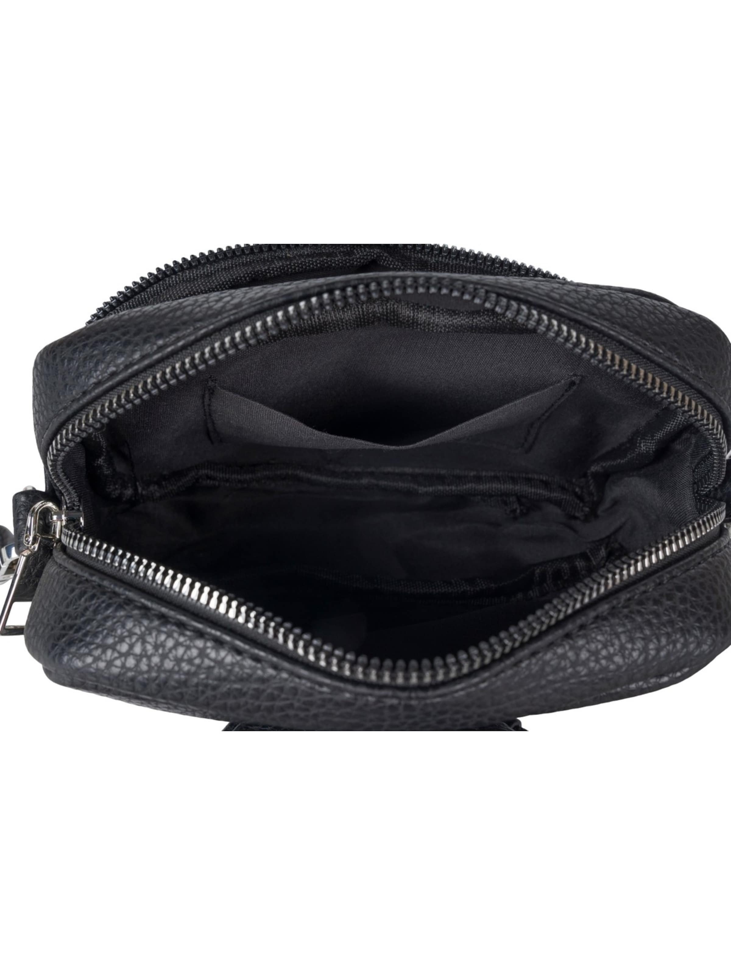 styleBREAKER Umhängetasche 'Rechteckige Umhängetasche Set 2-Teilig'‌‌‌‌‌‌ in Schwarz