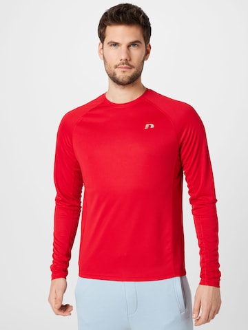 Newline - Camiseta funcional en rojo: frente