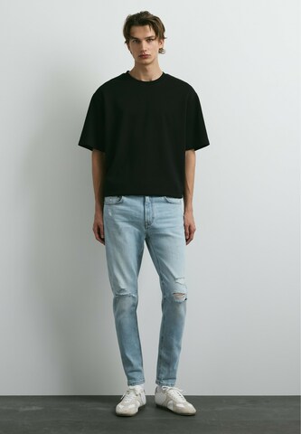 Pull&Bear Slimfit Jeansy w kolorze niebieski