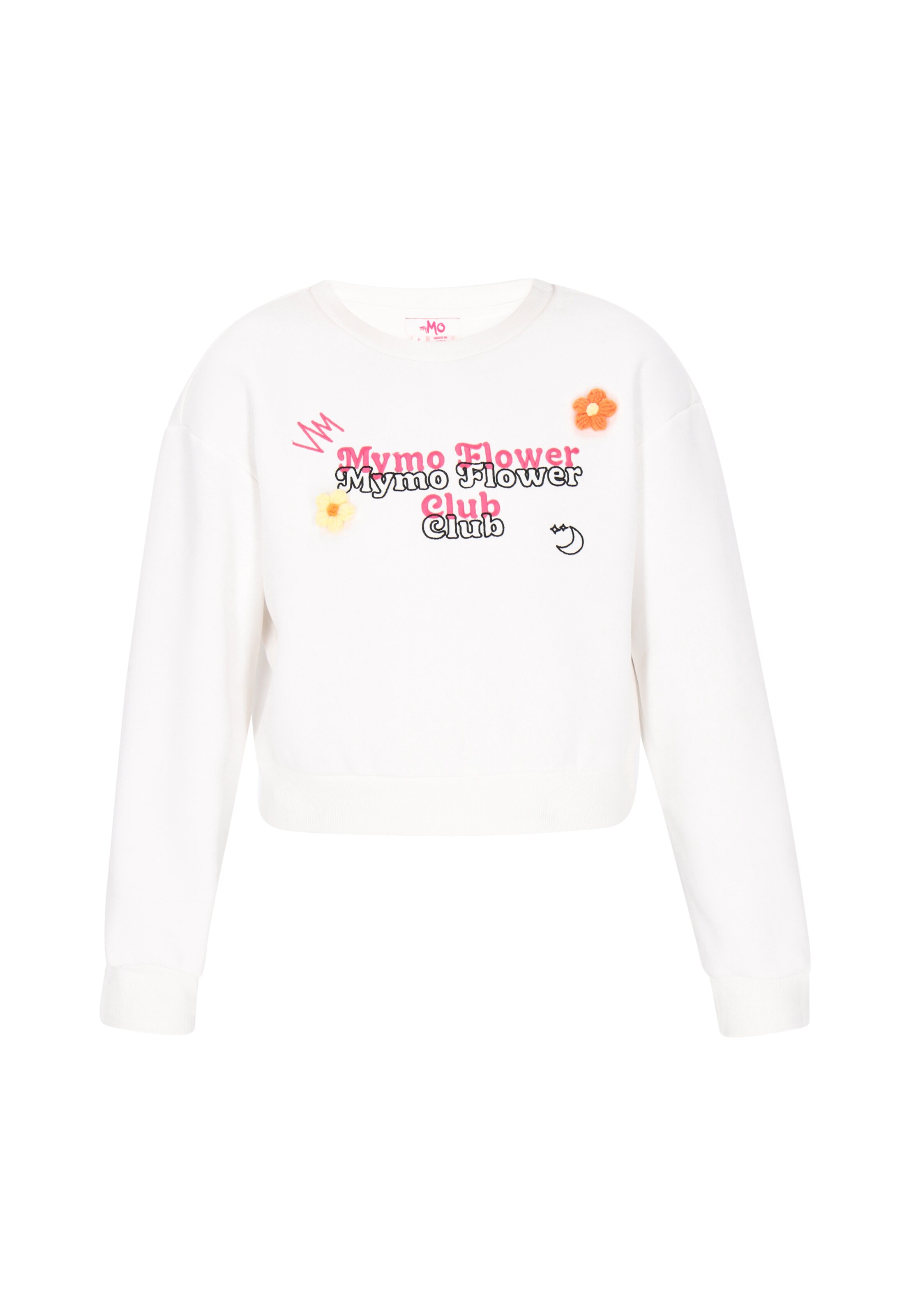 MYMO Sweatshirt in White: front