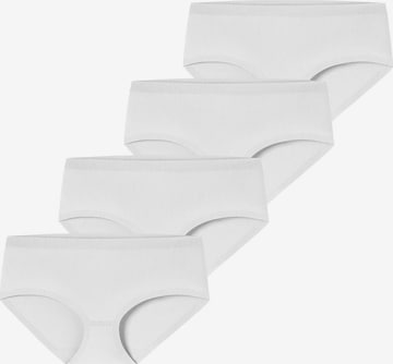 Culotte ' Invisible Cotton ' SCHIESSER en blanc : devant