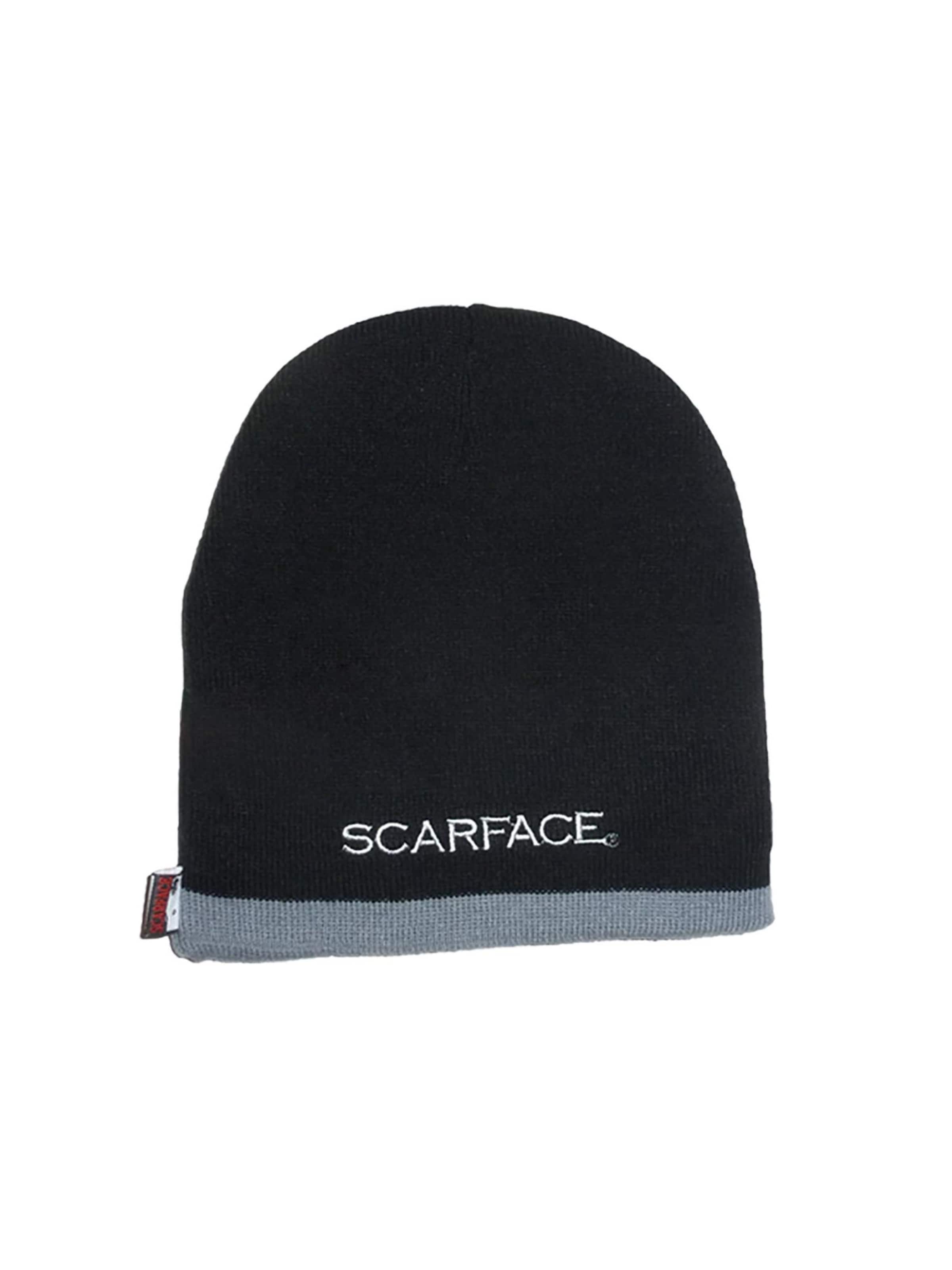 King Kameha Beanie 'SCARFACE' in Black