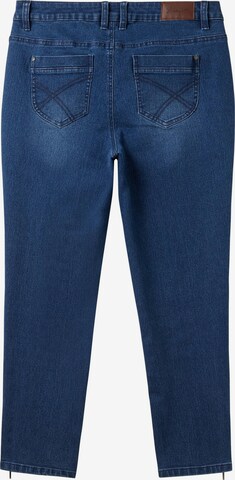 SHEEGO Slimfit Jeans in Blau