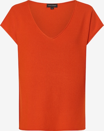 Pull-over Franco Callegari en orange : devant